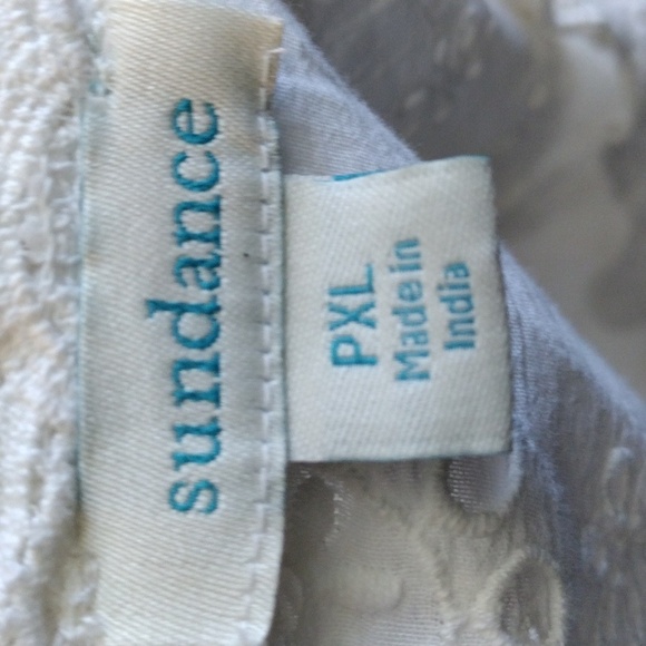 Sundance White Eyelet Lace Blouse - Picture 2 of 5